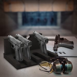 Brihard 4-Guns 3D Foam Holder – pistoletų stovas 4 ginklams