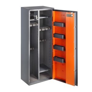 Brihard Hunter Premium Combi 12 K sertifikuotas ginklų seifas (S1 klasė, 12 ginklų, raktinė spyna)